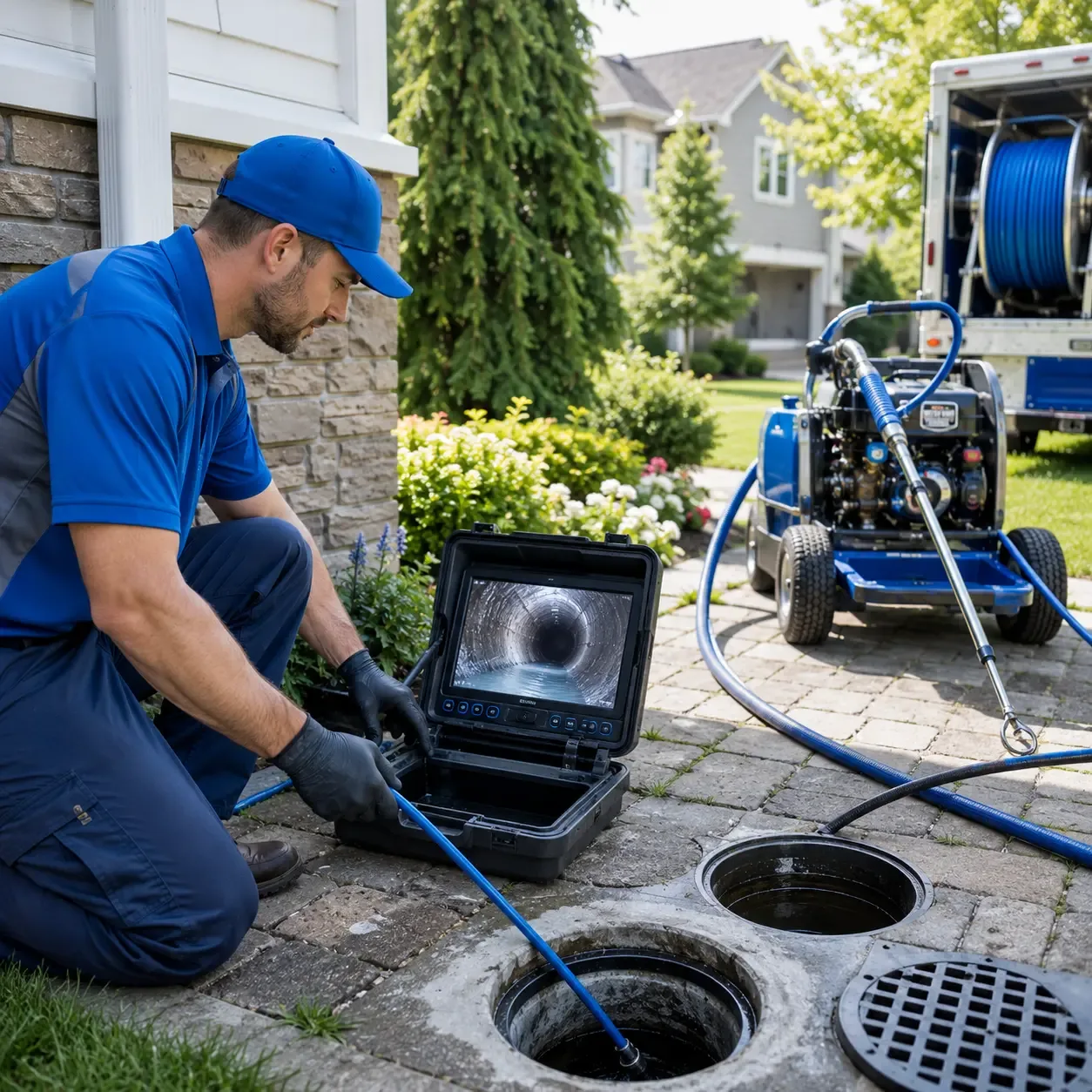 Outdoor drain cleaning professionals serving Lockport, KY