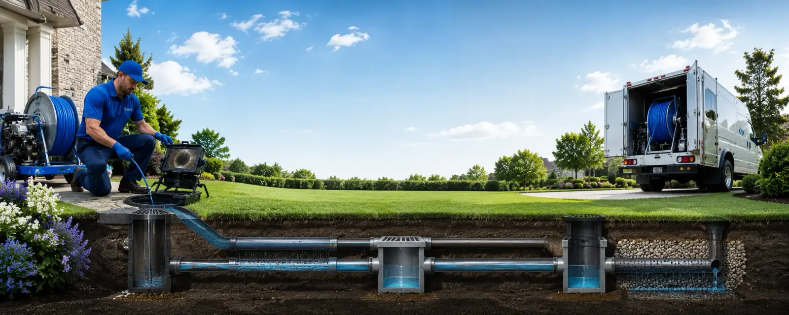 Outdoor drain cleaning information for Lockport, KY